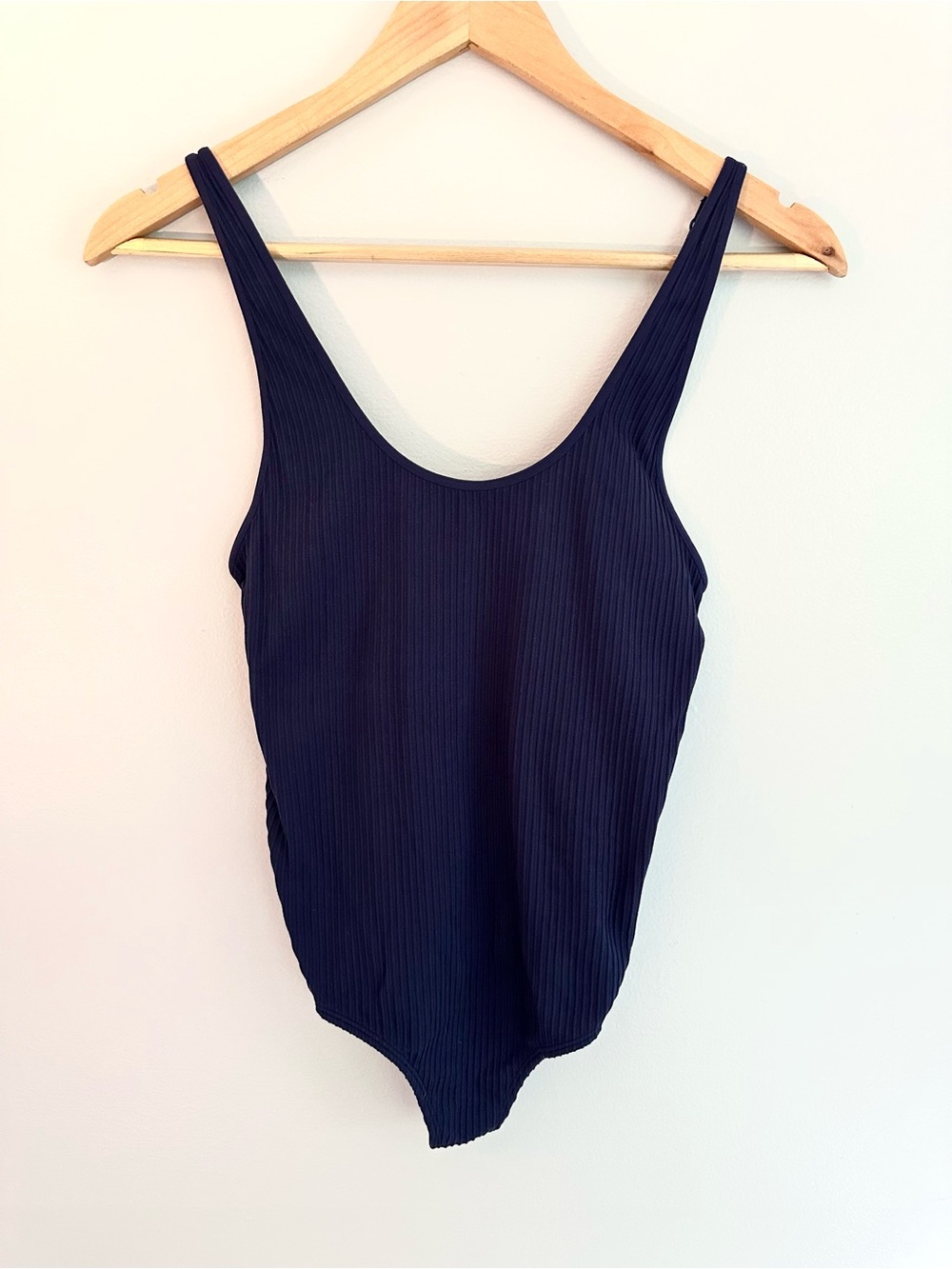 aerie Blue Ribbed Bodysuit